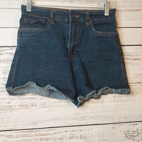 Streetwear Society Hight Rise Cut off Jean Shorts - Picture 6 of 11